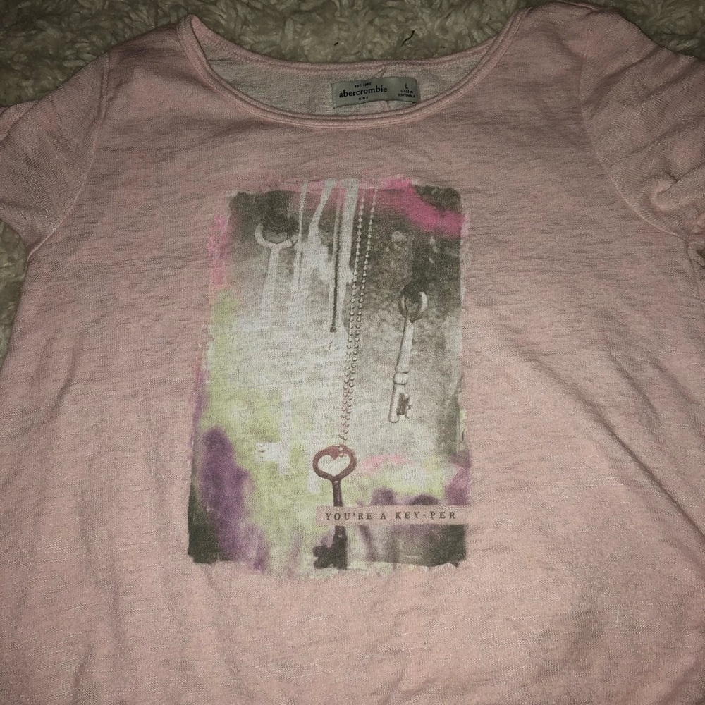 Cute Baby Pink Graphic Tee